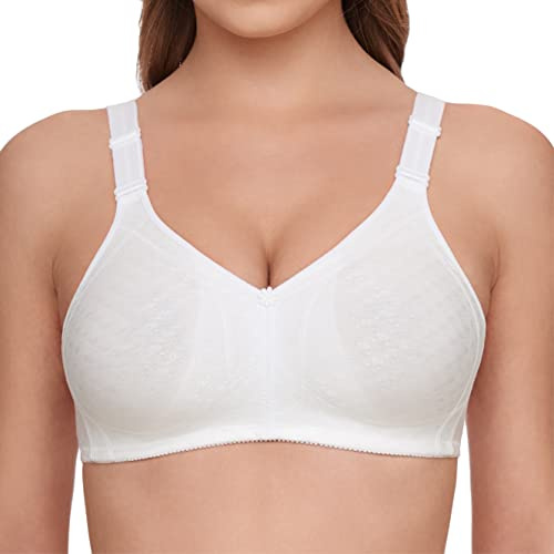 SUSA Topsy Plus BH för kvinnor, Vit (003), 90C
