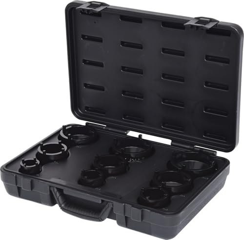 KS Tools - 450.5000 - Coffret de douilles à ergots 1/2-3/4 pour écrous de moyeux - Pour écrous KM4-KM12-9 pièces
