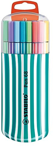 STABILO - Premium-Filzstift - Pen 68 | 20er Zebrui in türkis