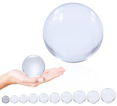 Juggle Dream - Sfera da Giocoleria a Contatto in Acrilico Trasparente (60 mm) - Sfera Trasparente per la Manipolazione dei Contatti