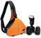 Caseman C10 orange DSLR-Kamera Schultertasche Fall Sling Travel Wasserdichtes Passform für Canon Sony Nikon Pentax