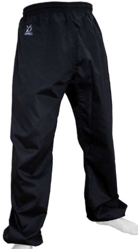 DOUBLE Y - Pantalón Kung Fu Tai Chi (190 cm), color negro