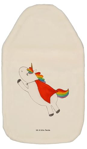 Mr. & Mrs. Panda Wärmflasche Einhorn Super - Geschenk, Wärmflaschenbezug, Unicorn, Traummann, Kleine Wärmflasche, Bettflasche, Einhörner, Einhorn