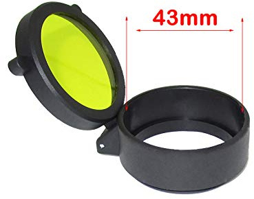 Hauska Size 30mm-69mm Rifle Scope Cover Eyepiece Lens Caps Flip Up Lens Cover