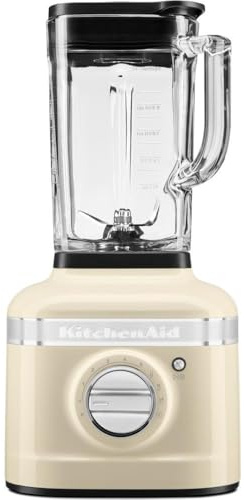 KitchenAid Blender K400 - Bol en verre de 1,4 L - Mixeur électrique pour smoothie - Smoothie maker - Puissance 1200 W - 3 programmes préréglés et 5 vitesses - Crème