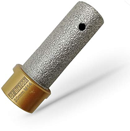 DT-DIATOOL Diamant Fingerfräser 20mm zum Vergrößern Löcher in Fliesen Porzellan Marmor Keramik Granit