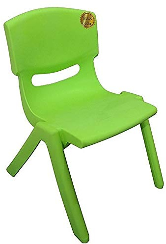 A406 Extra Strong Childrens Plastic Chair - Ideal nursery schools, clubs, etc (2, Green)