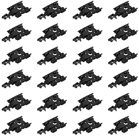 Evemodel 24Stk. Spur N 1:160 POM Kunststoff 36 '' Räder für Modelleisenbahn Ersatz
