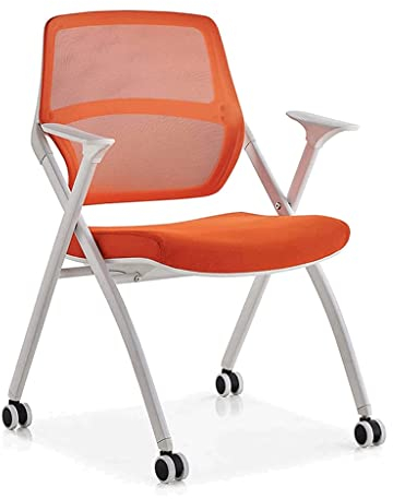 POCHY Luxus klappstühle Klappstuhl Schwamm Atmungsaktiver Mesh-Rücken Stuhl Flaschenzug Version Aktivitätsstuhl Personalsitz Klappstuhl Zuhause Leichtbequem