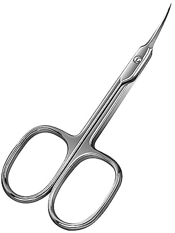 Voarge Nagelschere Hautschere, Nagelhautschere Nagelscheren Nagelhautzange aus Rostfreiem Edelstahl, für Fingernagel, Zehennagel, Augenbraue, Wimper, abgestorbene Haut