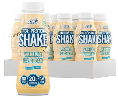 Applied Nutrition Rtd High Protein Shake 330Ml Vanilla Ice Cream X 8