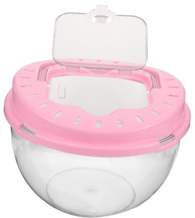 FRCOLOR Hamsterkäfig Zum Mitnehmen Aufbewahrungskäfig Für Hamster Kleiner Hamsterkäfig Aus Kunststoff Transportbox Für Haustiere Geeignet Für Hamster Und Mäuse