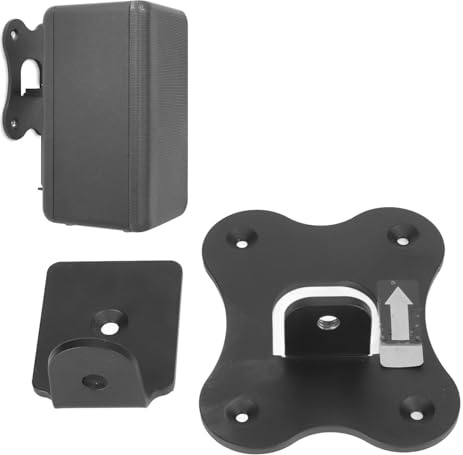 Cuifati Speaker Wall Mounts for SAMSUNG SWA 9500S XZ HW Q900A HW Q800A HW Q700A, Space Saving Bookshelf Wall Mount Hidden Design Thicken Metal Bracket, Soundbar Accessories