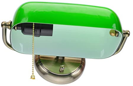 UPKOCH Vintage Wandlampe Langlebiges Nachtlicht Im Retro Stil Amerikanische Bankerlampe Mit Zugschalter Tischlampe Für Schlafzimmer Und Wohnzimmer Einweihungsgeschenk