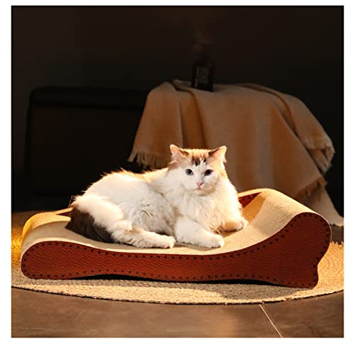 Kratzpappe für Katzen Sofa-Katzenkratzbrett lässt Keine Krümel Fallen, Katzenstreu, Kratzkralle, Katzenkratzbrett, Kratzfest, großes Katzenspielzeug Katzenspielzeug (Size : S)