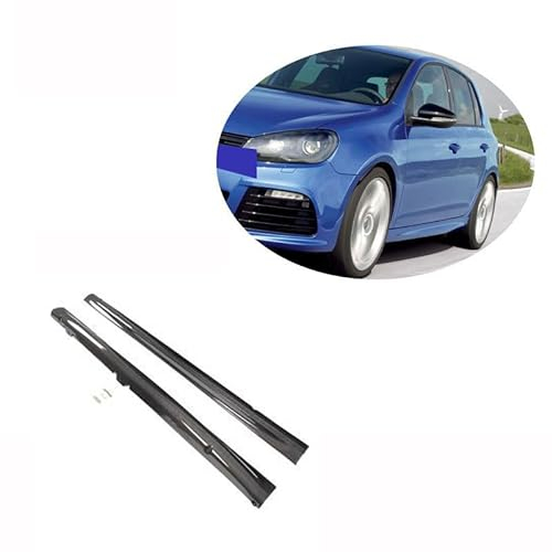 THOMIX Auto Seitenschweller für VW Golf 6 R20, Seitenschweller Splitter Lip Winglet Diffusor, Auto Seitenrock, Trittbretter Seitenschweller, Auto Zubehör