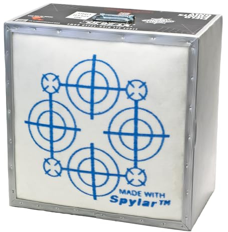 SpyderWeb 20XL Archery Targets for Backyard Practice and Crossbow Target Block 500fps, No Speed Limit, Self-Healing Spylar Mesh, Smooth Arrow Removal, Field Point Only, Made for Outdoor Use