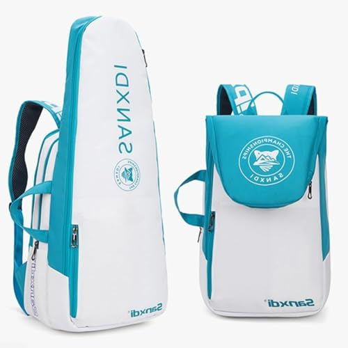 Daaxing Zaino da Tennis e Squash - Grande Borsa per Racchette da Badminton e Trasporto (Blu)