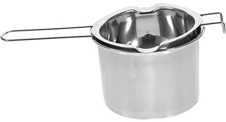 Cabilock Cazo Baño María Acero Inoxidable Volumen para Derretir Mantequilla Queso Chocolate Cera Apto Cocina Hogar Compacto Duradero Fácil Limpieza