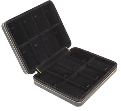 Dickly Schmuckaufbewahrungsbox, Behälter für Halsketten und Anhänger, vielseitige Halsketten, Präsentationsboxen, Schmucktruhe für den Haushalt, Reisen,