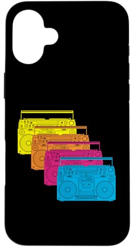 Ghettoblaster 90er Jahre 80er Motto Party DJ Disco Musik fun Hülle für iPhone 16 Plus
