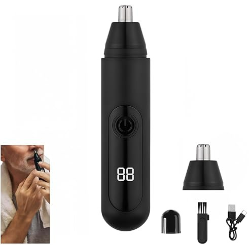 Nasenhaartrimmer Herren Mr. Bold Pro-Präziser Trimmer für Herren mit Omnidirektionalem Klingensystem und hautfreundlichem Design – Ideal für den täglichen Gebrauch und auf Reisen