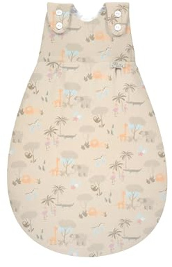 Alvi Baby-Mäxchen Außensack Bio-Baumwolle | Baby Schlafsack mit 2.5 TOG aus Bio-Baumwolle für Sommer und Winter als Ganzjahresschlafsack für Kleinkinder