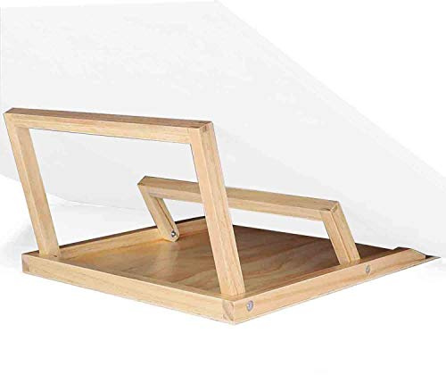 LAVIEVERT Assembly Jigsaw Puzzle Bracket Puzzle Holder with Double Adjusting Rods for Puzzle Boards of Varied Sizes