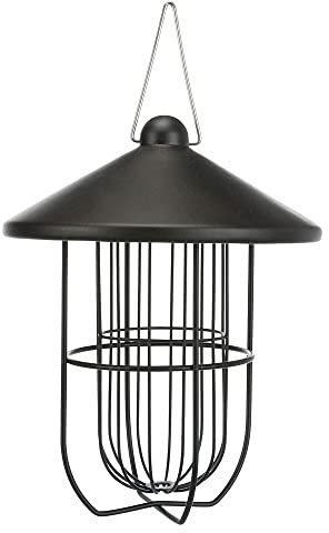 TRIXIE 55652 Meisenknödelhalter/Dach, 3 Knödel, Metall, 506 g, schwarz