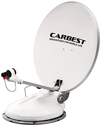 Camping Sat-Anlage Travelsat 2 vollautomatische Single SAT Anlage, Single-Receiver, LNB, Bluetooth - Wohnwagen, Wohnmobil, Caravan