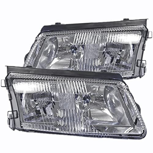 ATEC Germany 2x Hauptscheinwerfer vorne links + rechts H1 / H7 Frontscheinwerfer ohne Stellmotor, Kompatibel mit VW PASSAT B5 (3B2), PASSAT B5 Variant (3B5)
