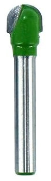 1 STÜCK 6 MM Schaftfräser Holzschnitzerei Kugelkopf Schaftfräser Runde Nase Cove Fräser Fräser Radius Kernkasten Vollhartmetall(03)