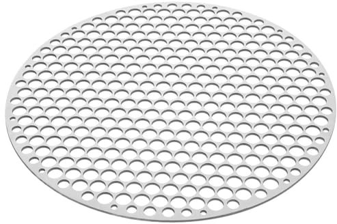 Yardwe Runder Grillrost Aus Edelstahl Stabiles Grillgitter Mit Mesh-design Für Sichere Holzkohle-grillabende Rostfrei Langlebig Und Vielseitig Für Campinggrill Und Außenbereich