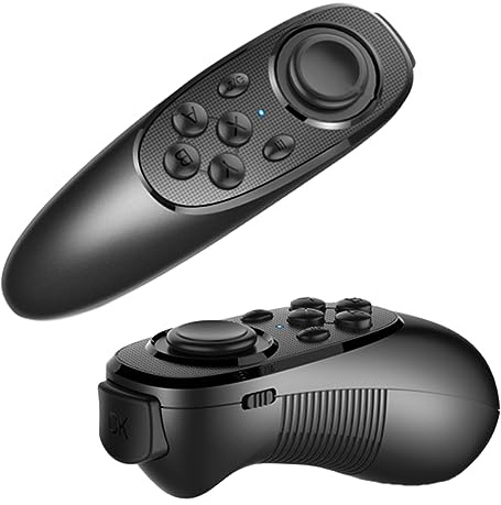 Multifunctional Wireless 3d Glasses Remote Controller Black Plastic | Game Mode and Music Mode Support, Handheld Joystick Tool without Battery