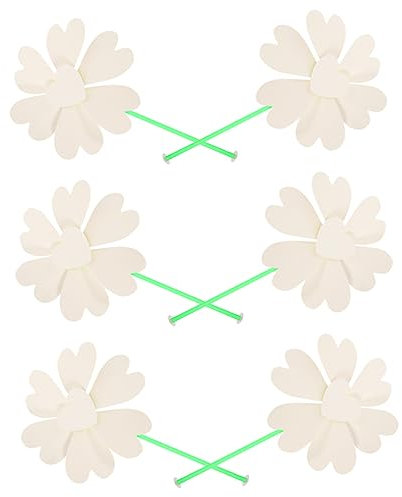 NAMOARLY 6piezas De Papel para Juguete De Molinete Molinete Sin Terminar para Pintar Sin Pintar Decoraciones para Jardín De Infantes Juguetes para Exteriores