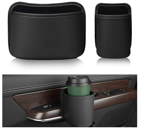 2 Stück Getränkehalter Auto, Becherhalter Auto Universeller Flaschenhalter Autotür Getränke Halter für Türtasche Großer Cup Holder Car für LKW Wohnwagen Boot