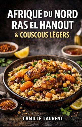 Afrique du Nord — Ras el Hanout & Couscous Légers : 60 recettes faciles, couscous léger, tajines et plats parfumés, cuisine maghrébine moderne: 60 ... sauces citronnées, légumes rôtis.