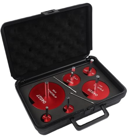 6 Pack PPR PVC Pipe Reamer 3/4 à 4 Lames en carbure d'alliage dur avec 3/8 pouces Hex Shank pour le tuyau de drainage nettoie le ciment résiduel Compatible avec PVC CPVC Raccords (Taille impériale)