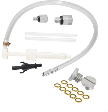 Risveglio Kit de bomba de transferencia de fluido manual para fueraborda marina para lubricante de engranajes, herramienta de cambio de aceite de unidad inferior (13 piezas)