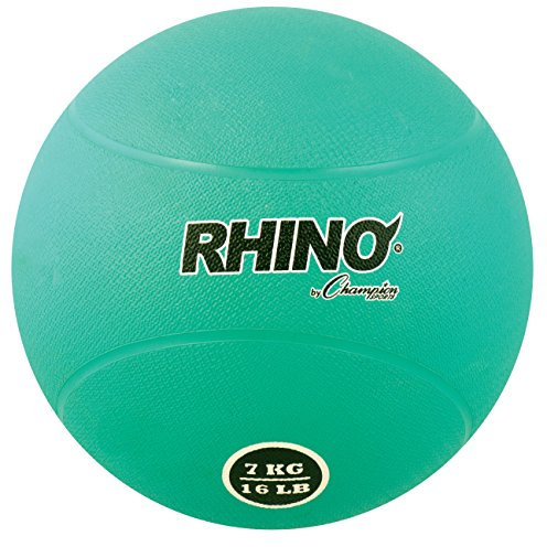 Champion Sports Medizinball aus Gummi, 7 kg