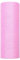 PartyDeco TIUG15-081-KARTON - Rotolo Tulle Glitter, Rosa