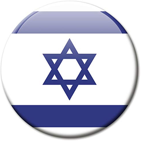 Kühlschrankmagnet Flagge Israel Magnet Länder Flaggen Reise Souvenir für Kühlschrank stark groß 50 mm