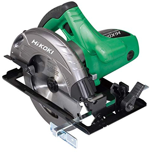 C7 ST/J1 Circular Saw 185mm 1710W 240V, Green | 6,000rpm output featuring adjustable steel base, plunge-cut capability and external brush access.