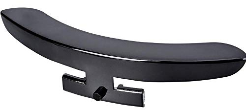 Banjo Armlehne, einbeiniger Reparaturschutz Zinklegierung Glatte Oberfläche Schwarz Anderes Saiteninstrumentenzubehör Zubehör Für Spielinstrumente Musikinstrumentenzubehör