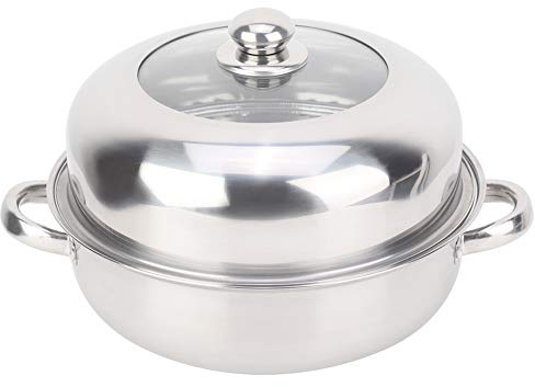 28CM Stainless Steel Stockpot Hotpot, Single Layer Food Pot Cookware Household Cooking