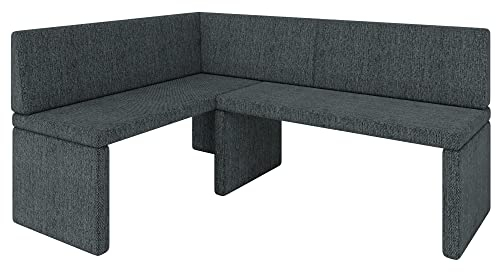 Eckbank Akiko Corner Bench - Eckbankgruppe für Ihrem Esszimmer, Küche modern, Sitzecke, Essecke. Perfekt für Küche, Büro und Rezeption. Solide und Starke Verarbeitung. (INARI 96, 142x196cm Links)
