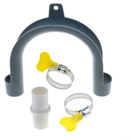 Enhance Your Washing Machine's Drainage Performance Washing Machine Drain Hose Extension Kit with U shaped Bracket