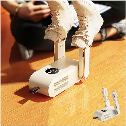 SSGLTEC Boot Dryer,Shoe Dryer, Boot and Glove Dryer, Shoe Warmer Foldable Expandable with Blu-Ray/3 Modes Timer, Shoe Dryers for Sneakers Football Boot Dryer for Shoes,Gloves,Hats,Socks