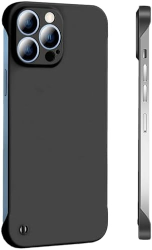 FAOMSEBS Senza Bordo Cover per iPhone 15 Pro (Sensazione di Metallo Nudo) [Ultra Sottile Come Senza Custodia] Custodia Antishock Cover iPhone 15 Pro Case con Rapida Dissipazione del Calore Cover 6,1''