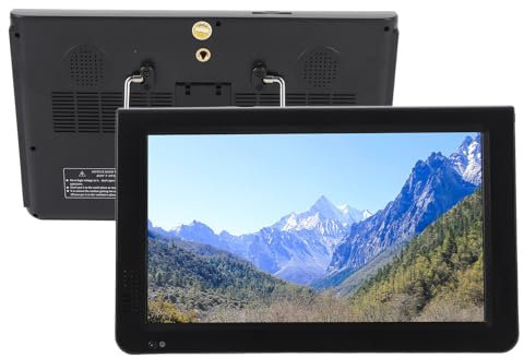 TV Digital Portátil de 10 Pulgadas, TV Pequeño con Pantalla LED HD, ATV/sintonizador Digital, Batería de 4000 MAh y Soporte de Tarjeta USB/SD para Uso Interior y Exterior